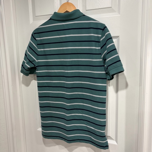 L.L. Bean Men's Striped Traditional Fit Short Sleeve Polo 100% Cotton - Picture 5 of 7